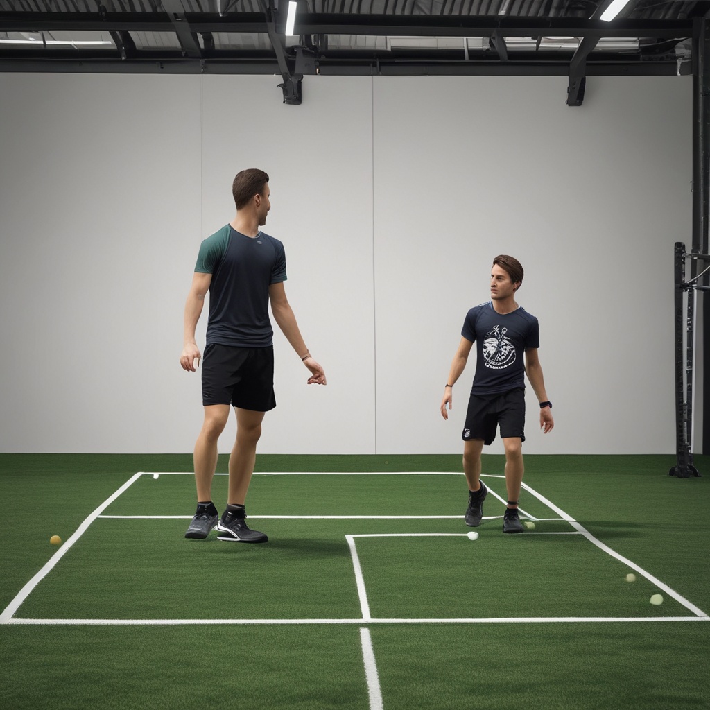 Advanced Agility training drill visualization